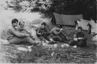 S přáteli na vandru