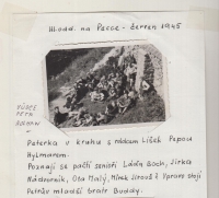 III. oddíl na Pecce, červen 1945