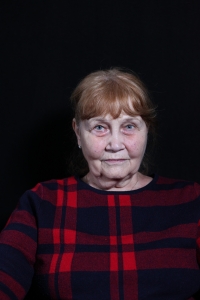 Ivana Jeništová při natáčení pro Paměť národa, 24. 2. 2022, Olomouc