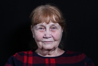 Ivana Jeništová při natáčení pro Paměť národa, 24. 2. 2022, Olomouc