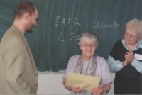 Čestnou členkou České společnosti Psychoanalytické psychoterapie. Praha, 2000