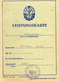 Průkazka z pionýrského tábora