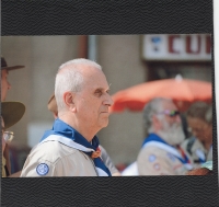František Radkovský ve skautském kroji, 90. léta
