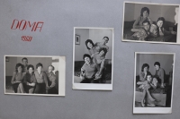 Rodina Šandova doma v Litoměřicích v roce 1960