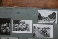 Rodina Šandova doma v Litoměřicích v roce 1960