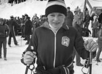 Pamětnice v roce 1974 na mistrovství světa ve Falunu
