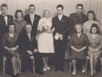 Svatba Věry Paukové a Tomáše Ettela, 1961