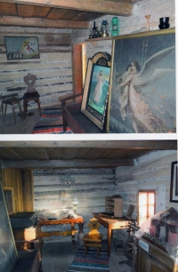 The interior of "Betlehemka", the cottage in which Mieczysława Faryniak lived.