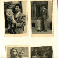 Eva Ochodničanová with her father (above) and mother. 