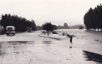 Povodně v Brušperku v roce 1968