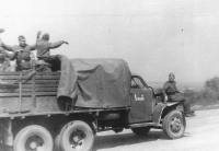 Arrival of the Red Army in Terezín from Lovosice. Photo: Karel Šanda