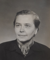 Růžena Kubašková, mother of the witness