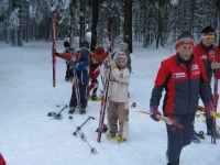 Training with children on Buková hora, 2009