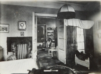 Byt a dílna puškařství Jaroslava Teichmana v Pekařské ulici v Olomouci v roce 1946