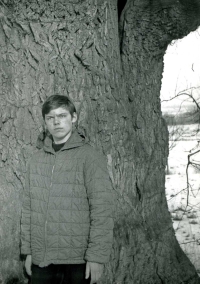 Dalibor Dědek jako jedenáctiletý, snímek je z roku 1968