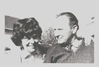 František Korbel na hájence na Šumavě, 1952