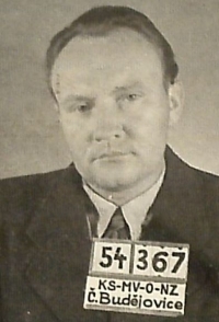 František Korbel, foto osobní spis, 1955