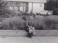 Hedvika Rudolfová v Německé demokratické republice v roce 1982