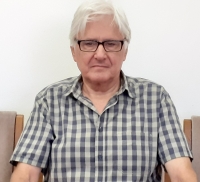 Photo of witness Ján Juráš during recording