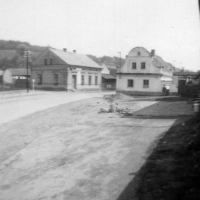 A photo of the family farm from the 1930s