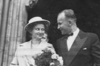 Wedding photo of the Krása family