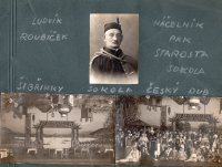 Ludvík Roubíček, náčelník, pak starosta Sokola Šibřinky a Český Dub