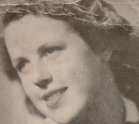 Marie Sýkorová, rozená Táborská, v roce 1953
