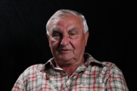 Pamětník Václav Mizera ve studiu Post Bellum, červenec 2022