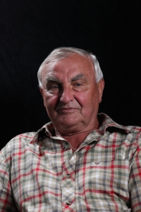 Pamětník Václav Mizera ve studiu Post Bellum, červenec 2022