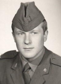 Jan Dohnal during his military service (1977-1979)