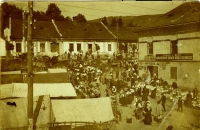 Obchod Tofflerových v Gelnici, asi 1908