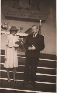 Wedding of parents, 1 August 1946