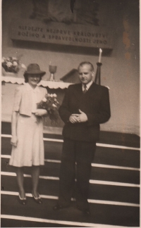 Svatba rodičů 1. 8. 1946