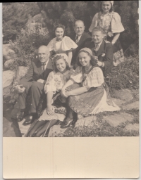 Profesor Grňa za války v Nízkých Tatrách, velikonoční přání z Kroměřížě