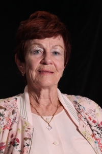 Valová Božena při natáčení v roce 2022