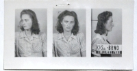 Vlasta Nováčková, foto vyšetřovací spis, Brno, 8. 8. 1949