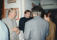 Jiří Štěpnička with Radovan Lukavský (left to right)
