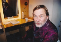 Jiří Štěpnička při natáčení pořadu Potomci slavných