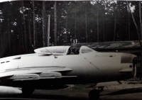 Miroslav Vaňáček jako pilot stíhacího letounu 