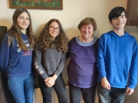 Magdalena Třebická se školním týmem ze ZŠ T. G. Masaryka Mnichovice