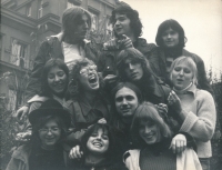 Zdeněk Šorm, druhý ročník SUPŠ Žižkov, cca 1976