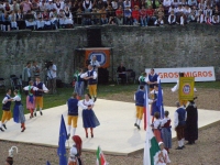 45th EUROPEADE, performance in the amphitheater, Martigny, Switzerland, 2008