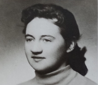 Portrét Jany v době vysokoškolských studií, Brno, 1960