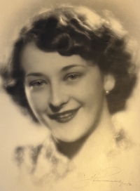 Ludmila Plhoňová in the age of 16