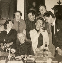 80. narozeniny babičky Gabriely v Goldeggu v Rakousku, 1972