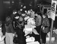 The 9th Prague Jazz Days, November 2-4, 1979, the Jazz Section booth