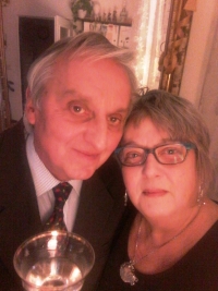 Darina Martinovská s manželem Zdeňkem Gašpárkem, výročí svatby 9.12.2015