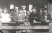 The David family in Krnov in 1983
