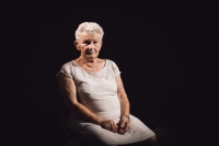 Anna Szirtli during recording