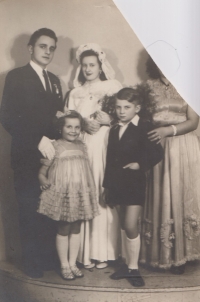 Svatba rodičů, 1949